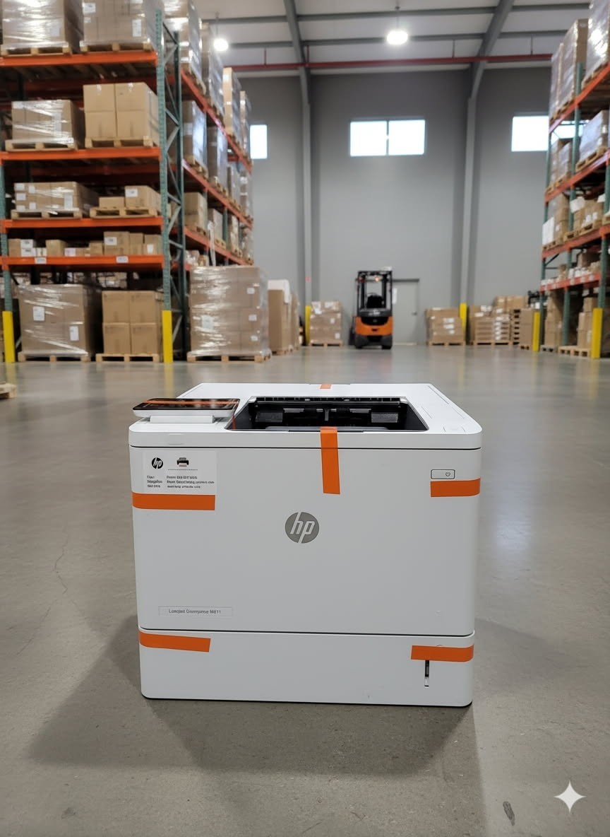 HP LaserJet Enterprise M611dn Monochrome Workgroup Printer  Duplex  Network