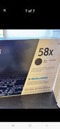 HP 58X (CF258X) Black High Yield Toner Cartridge For HP LaserJet  Open Box
