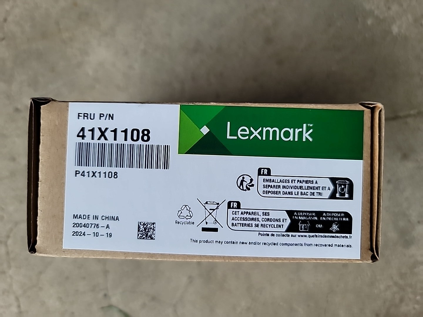 LEXMARK 41X1108 PICKUP ROLLER LOT OF 2