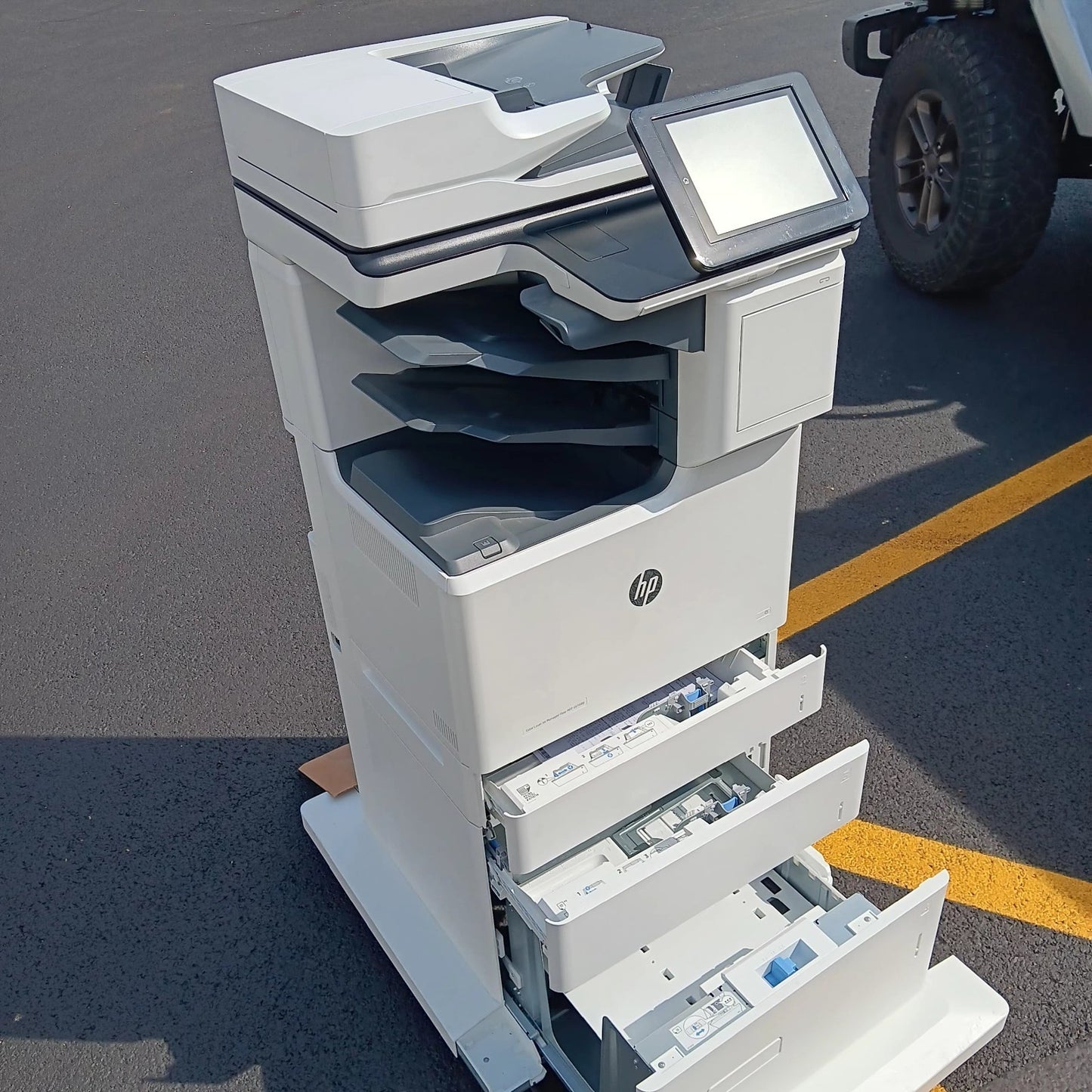 HP Color LaserJet Managed Flow MFP E67660z (3GY32A)  Color Prints Copy Scan Fax