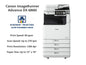 4963C002AA Canon ImageRunner Advance DX 6860i A3 BW 12X 18 Print Copy Scan