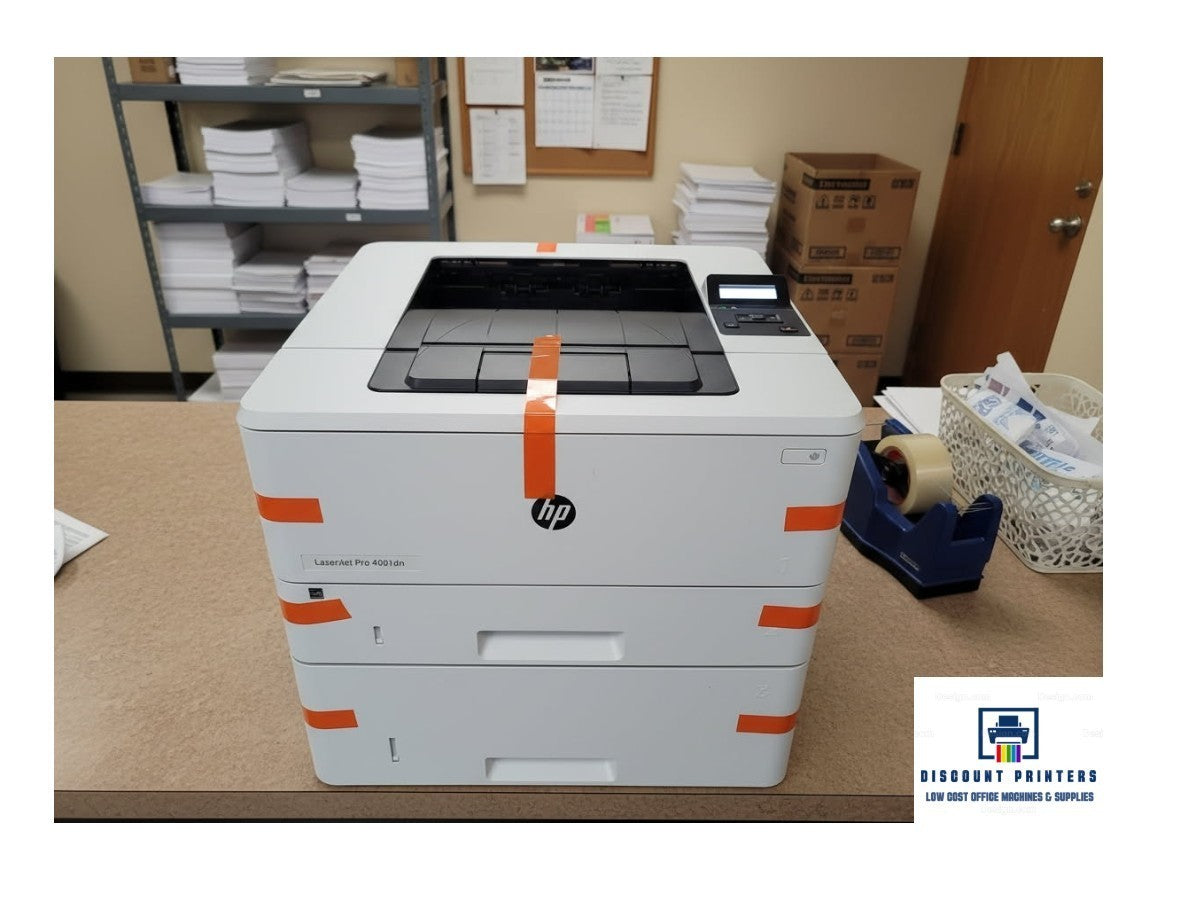 HP LaserJet Pro 4001dn Mono Printer 2Z600F#BGJ  Duplex Network Extra tray D9P29A