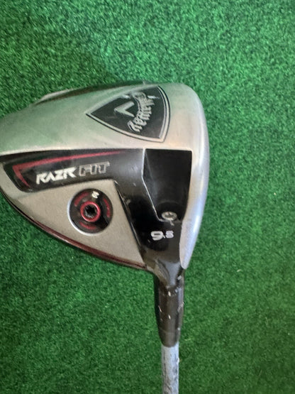 CALLAWAY RAZR X  Graphite 46 IN, LOFT 9.5, STIFF FLEX RH Oversize Jumbomax Grip