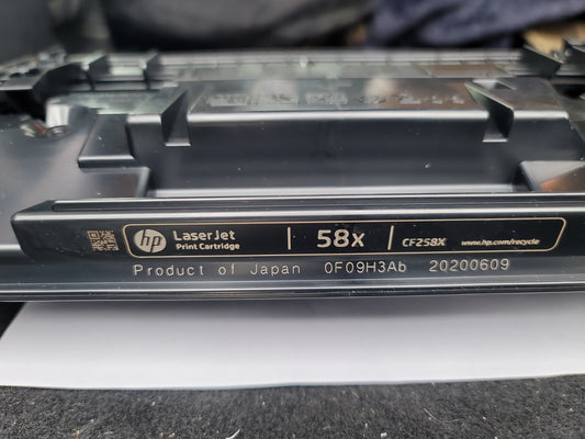 HP CF258XC 58X Black High Yield Toner Cart LJ Pro M428  M404 Series 90% Life 