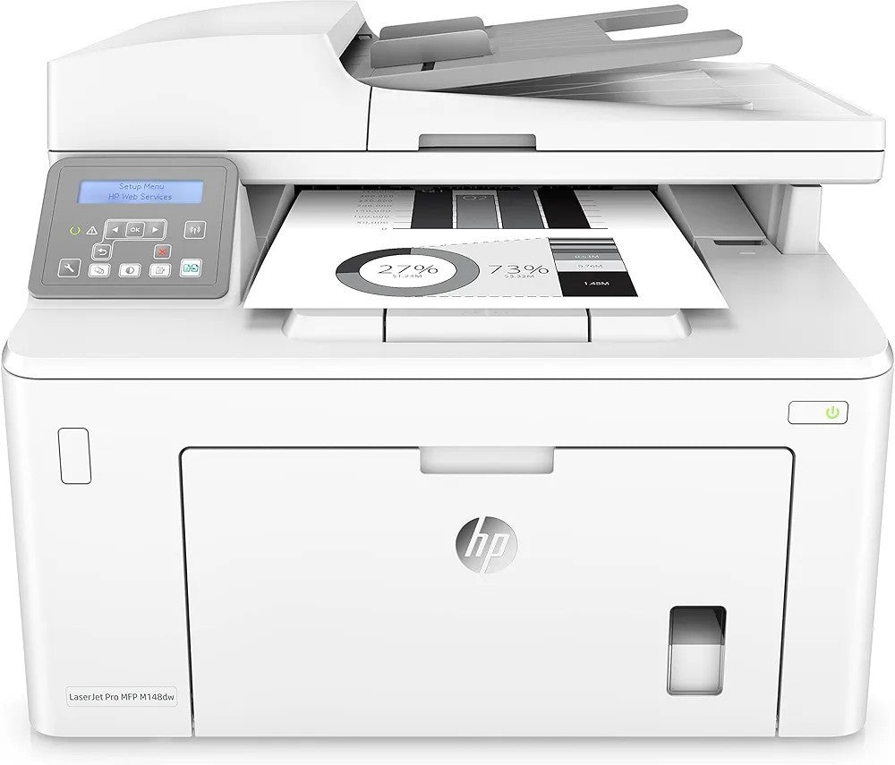 HP LaserJet Pro MFP M148FDW All-In-One Laser Printer - White