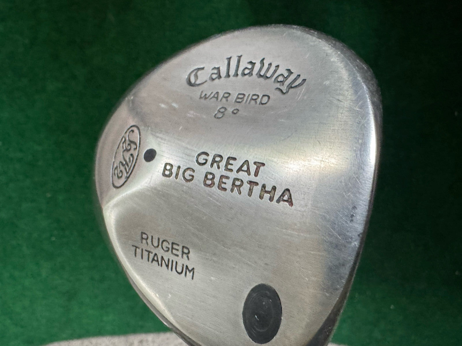 Callaway Great Big Bertha War Bird Ruger Titanium 9* Driver  Graphite shaft