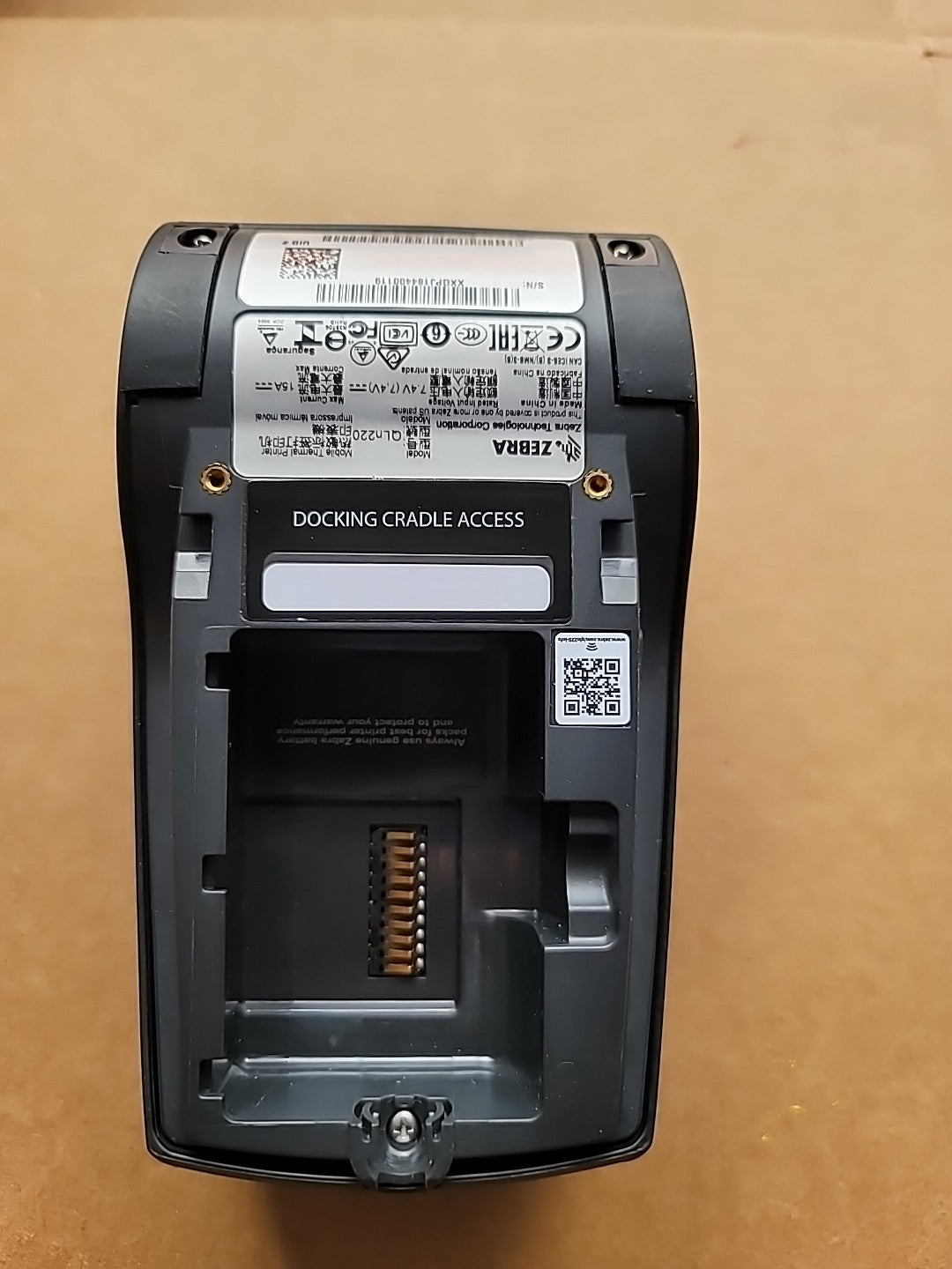 Zebra QLN220 Thermal Label Printer  No Battery 