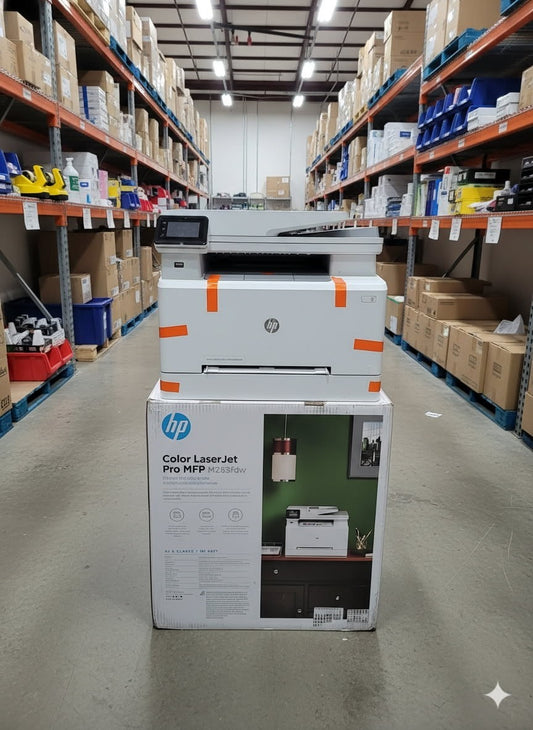 HP M283fdw Color LaserJet Pro Mobile Printer - Print Copy Scan 7KW75A  Open Box