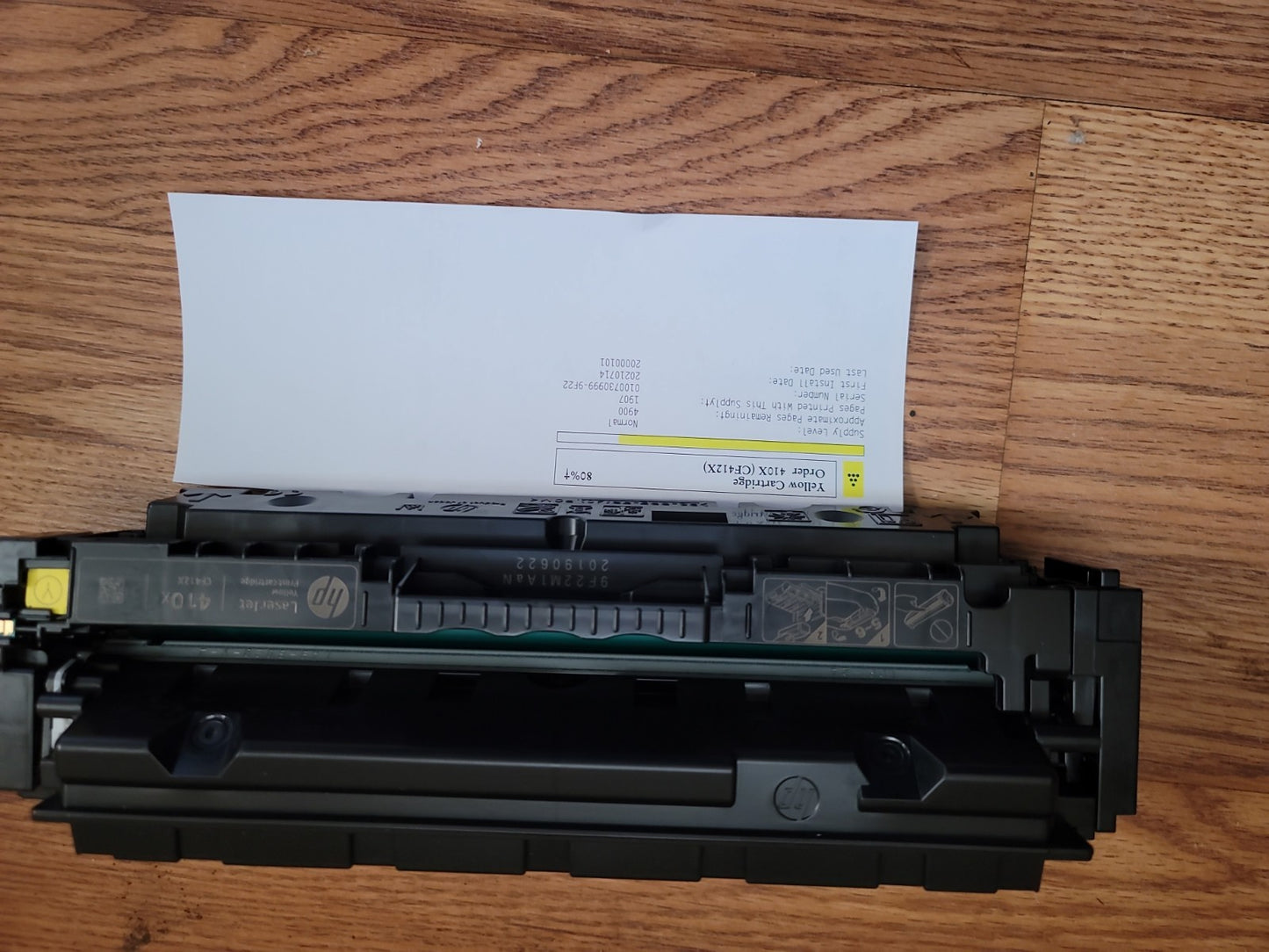 HP Genuine CF412X Toner Cartridge 412x - Yellow  80% Laserjet 477 M452 series