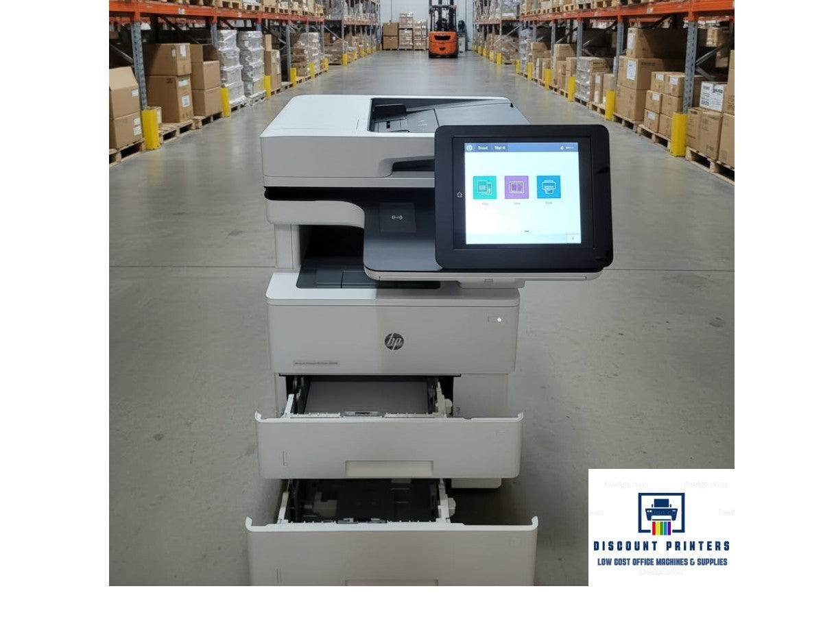 HP LaserJet Enterprise MFP M527dn F2A76A Copy print scan fax W/Xtra tray! F2A72A
