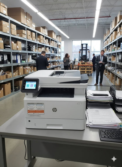 HP LaserJet Pro MFP 4101fdwe GR8! All-In-One Print copy scan fax wireless CF148A