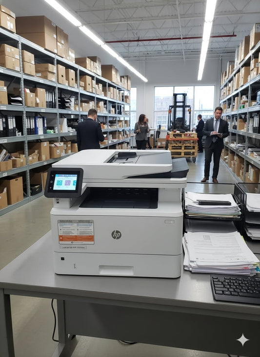 HP LaserJet Pro MFP 4101fdwe GR8! All-In-One Print copy scan fax wireless CF148A