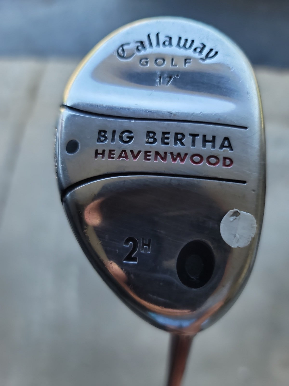 CALLAWAY Big Bertha Heavenwood 2H HYBRID WOOD 17* Hybrid Utility Graphite 
