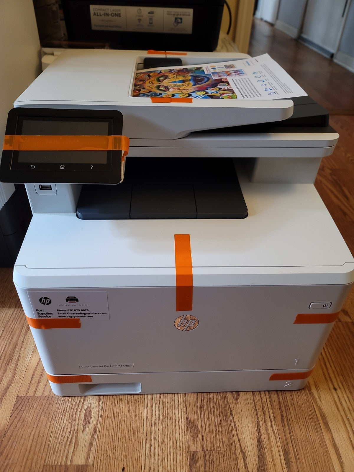 HP LaserJet Pro M477FNW All-In-One Printer Wifi Network CF377A Page Count 1400