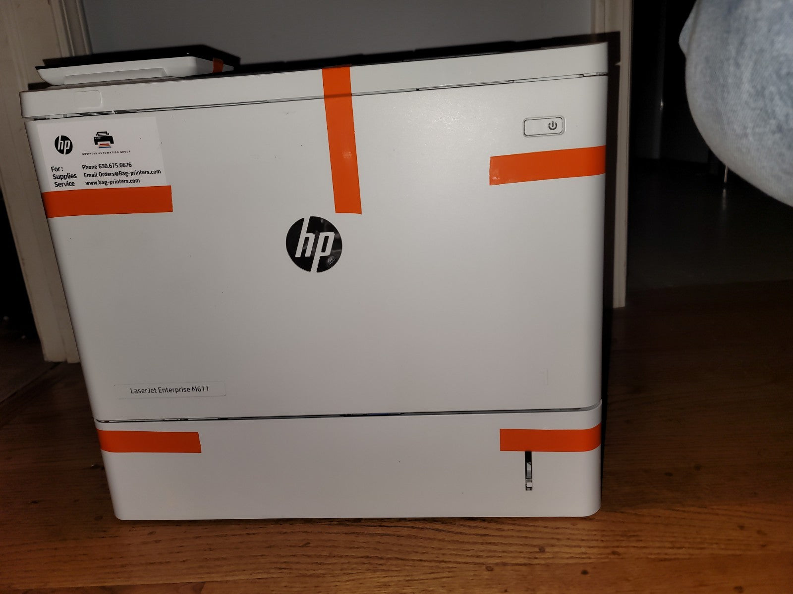 HP LaserJet Enterprise M611dn Monochrome Workgroup Printer  Duplex  Network