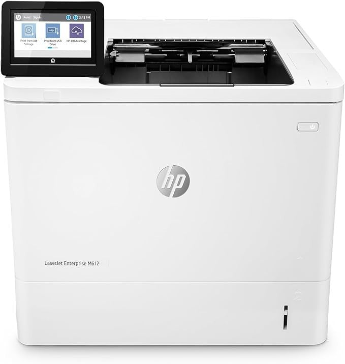 HP LaserJet Enterprise M612dn Monochrome Workgroup Printer  Duplex Network 75PPM