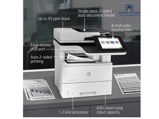 1PV64A HP LaserJet Enterprise MFP M528dn All-In-One  Print Copy Scan Fax 