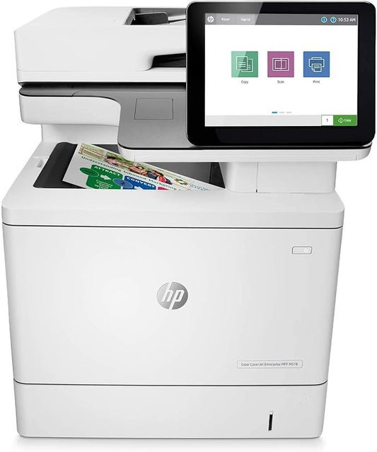 HP Color Laserjet M578dn  All-In-One Printer  Copy Print Scan fax 7ZU85A RFB