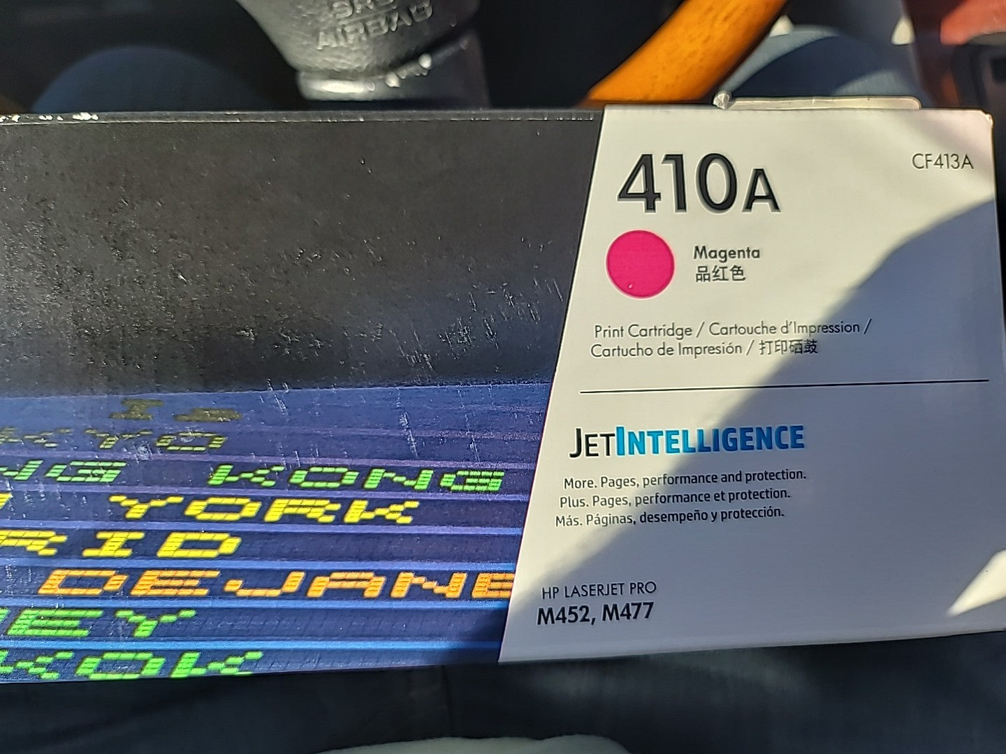Sealed Box HP 410A Magenta Toner Cartridge CF413A New LaserJet 452 477
