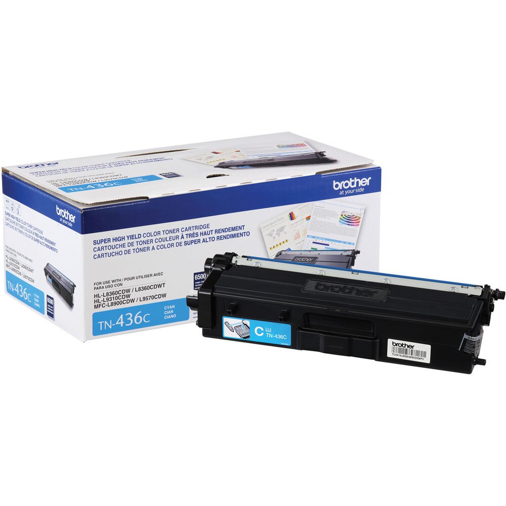 Genuine Brother TN436 TN436C Cyan toner  HL L8360CDW HL L9310CDW-High Yield