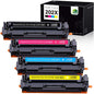 HP LASERJET M254dw M281 202A 202X toner set CF500A CF501A CF502A CF503A