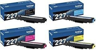 Genuine Brother TN227 Toner Set TN-227 Set of 4 (BK/C/M/Y) Cartridges  NB