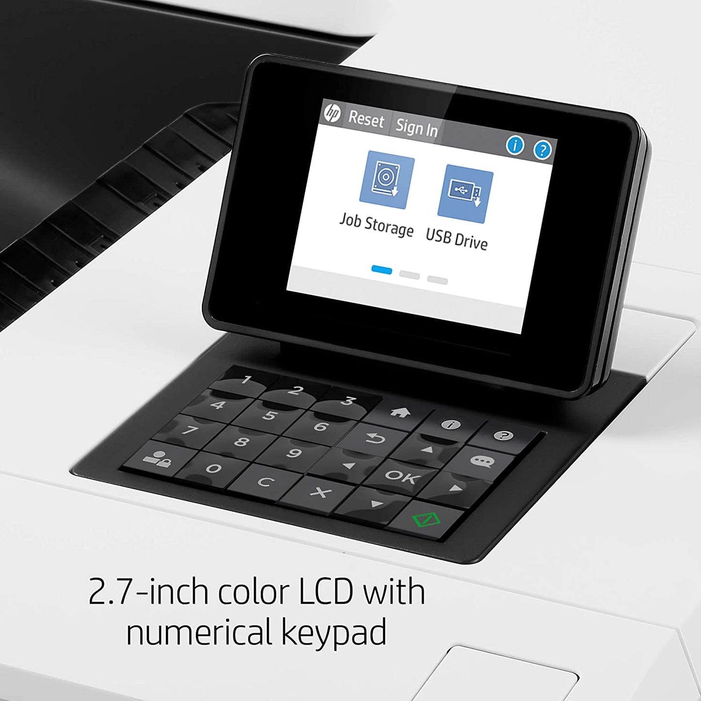 HP Color LaserJet Enterprise M653x Laser Printer 2 trays Wireless