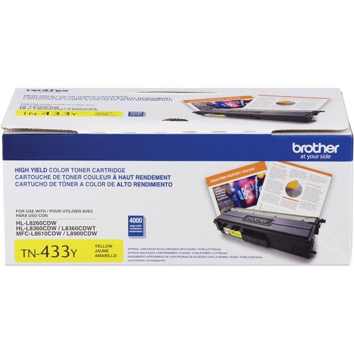 Brother TN433Y  Yellow Toner HL L8360CDW