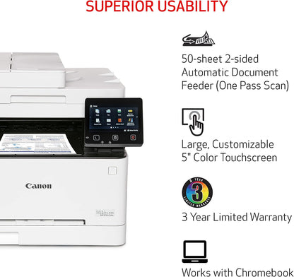 Canon Color imageCLASS MF656Cdw - All in One, Duplex, Wireless Laser Printer