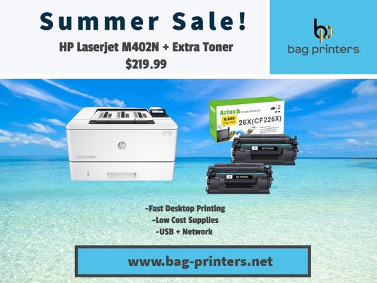 SUMMER  SPECIAL! HP laserjet M402N  Duplex Network C5F91A SO  SS