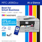 Brother MFC-J6960DW Brother INKvestment MFC-J6960DW Wireless Color Inkjet All-in-One Printer, 11”x17” capabilities, 3.5” Color Touchscreen