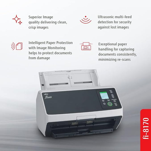 Fujitsu FI-8170   High Speed 70ppm Document Scanner  PA03810-B055