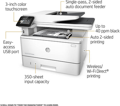 HP laserjet M426FDW  F6W15A  All In One with WIFI