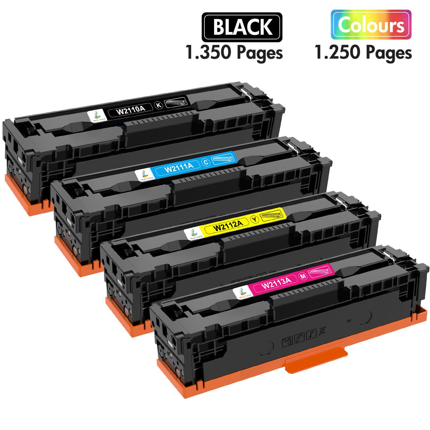 LaserJet M255DW M283FDW M283CDW  Series Toner Set/4  B,C,M, Y  206A