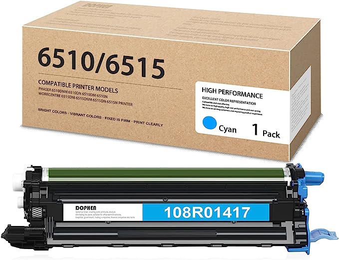 Genuine Xerox Phaser 6510 6515 Cyan Image Unit 108R01417    BG