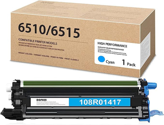 Genuine Xerox Phaser 6510 6515 Cyan Image Unit 108R01417    BG