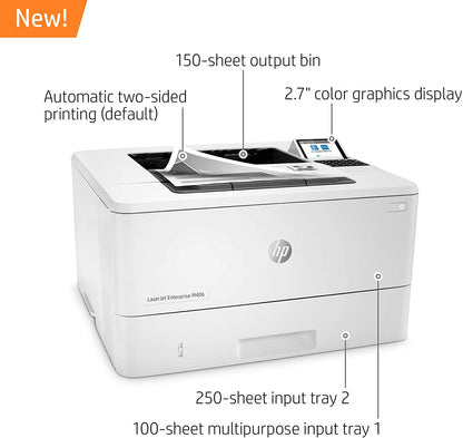 HP LaserJet Enterprise M406dn Monochrome Duplex Printer 3PZ15A