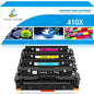 HP Laserjet M477 M452  CF410X Set of 4 Toners CF410X CF411X CF412X CF413X -