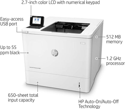 HP LASERJET M607N K0Q14A  52ppm, 1200x1200 dpi