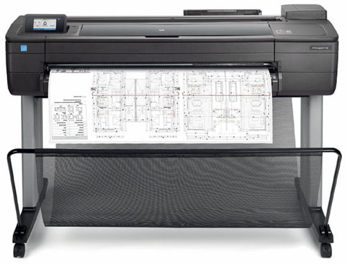 HP DesignJet T730 36-in Eprinter Wireless Plotter Printer F9A29A