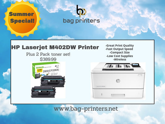 HP laserjet M402DW  WIRELESS Duplex Network C5F95A SO  Summer Special!  SS