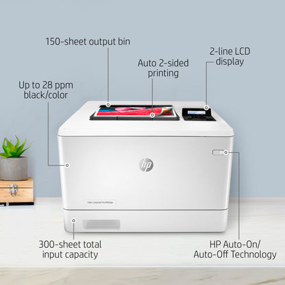 HP Color laserjet M454DN Duplex Network W1Y44A#BGJ W1Y44A