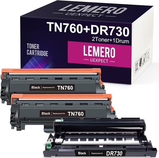 Premium Compatabile  Brother TN760 +DR 730 Drum and toner MFC L2750DW MFC L2710