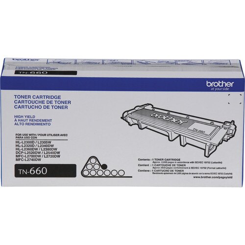Brother TN660 Genuine Brother Brand Toner