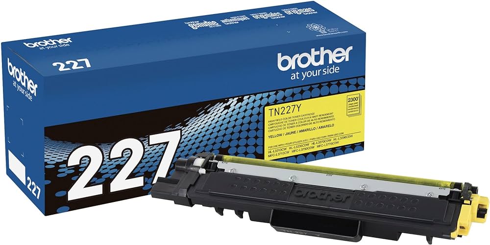Genuine Brother TN227 Toner Set TN-227 Set of 4 (BK/C/M/Y) Cartridges  NB
