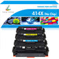 HP Laserjet M479 M454 High Yield  414x Set of 4 Toners HP 414x W2020X W2021X W2022X W2023X