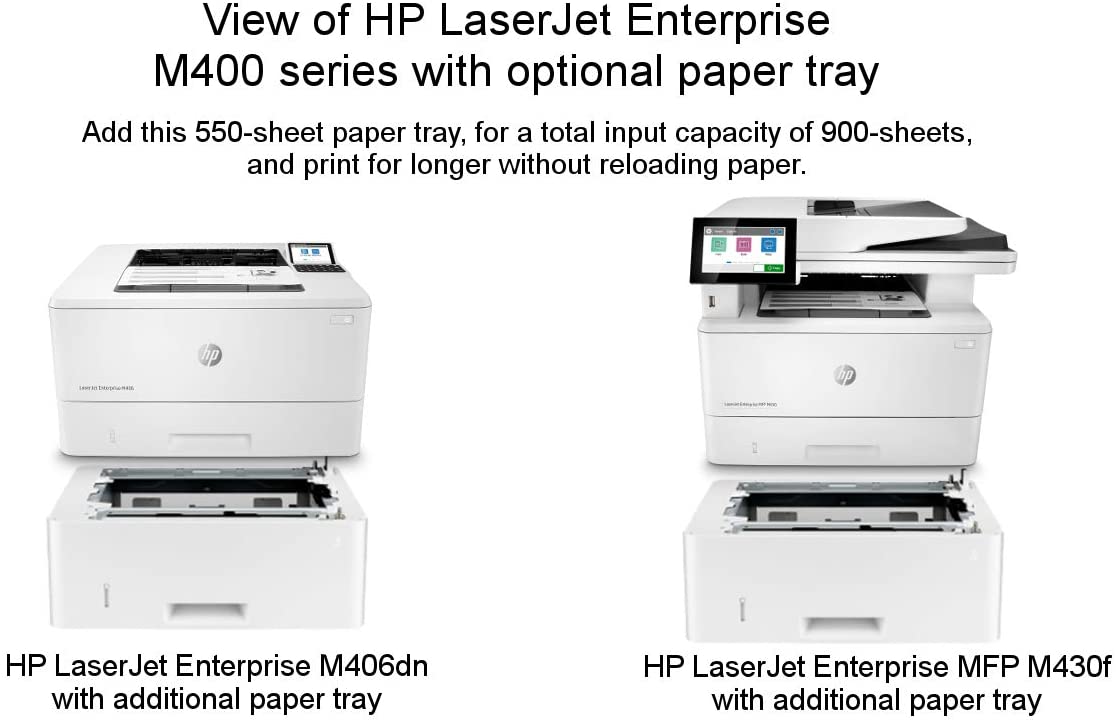 HP laserjet M404DW  Duplex Network Wireless PLus Extra tray D9P29A MR