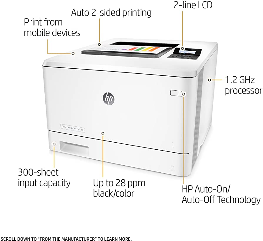 HP Color laserjet M452DN  Duplex Network CF389A - M452