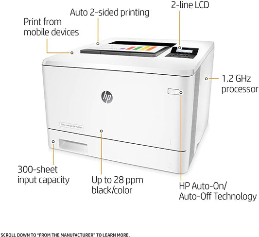 HP Color laserjet M452DN  Duplex Network CF389A - M452