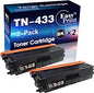Brother TN433BK Black Toner HL L8360CDW  2 PACK TN4332PACK